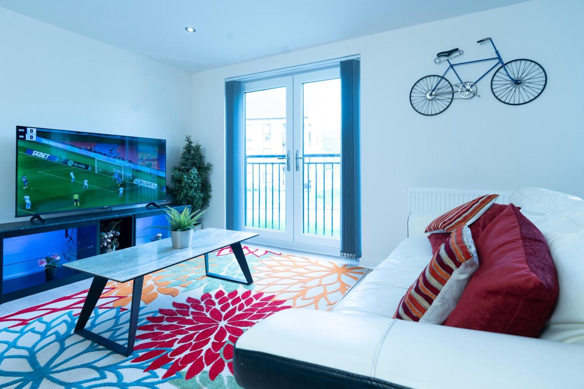 Luxury Ground Floor 2 Bedroom Apartment Free Wifi & Parking Sheffield Exterior photo