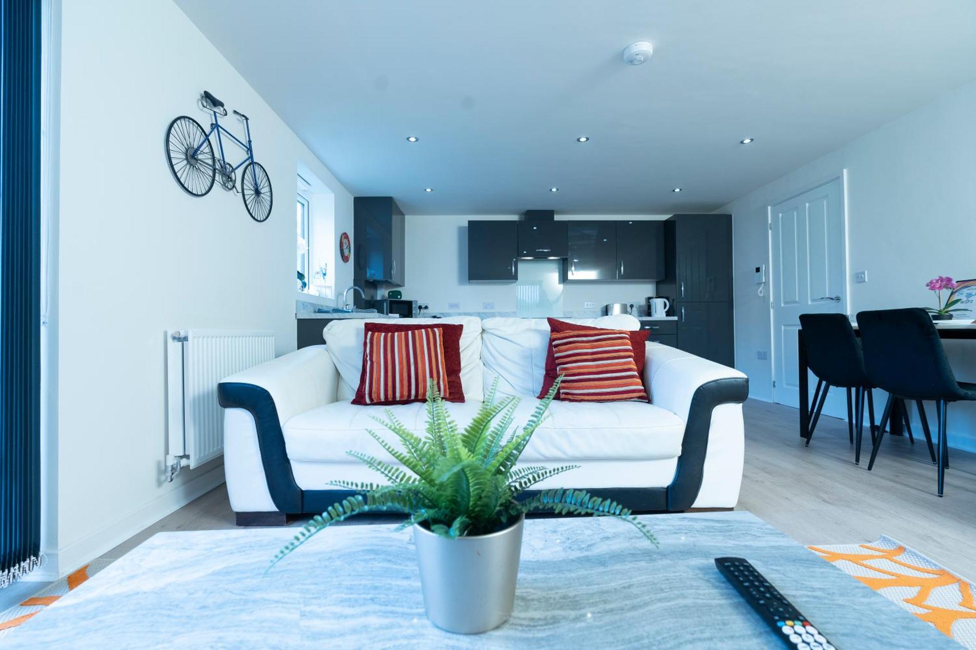 Luxury Ground Floor 2 Bedroom Apartment Free Wifi & Parking Sheffield Exterior photo