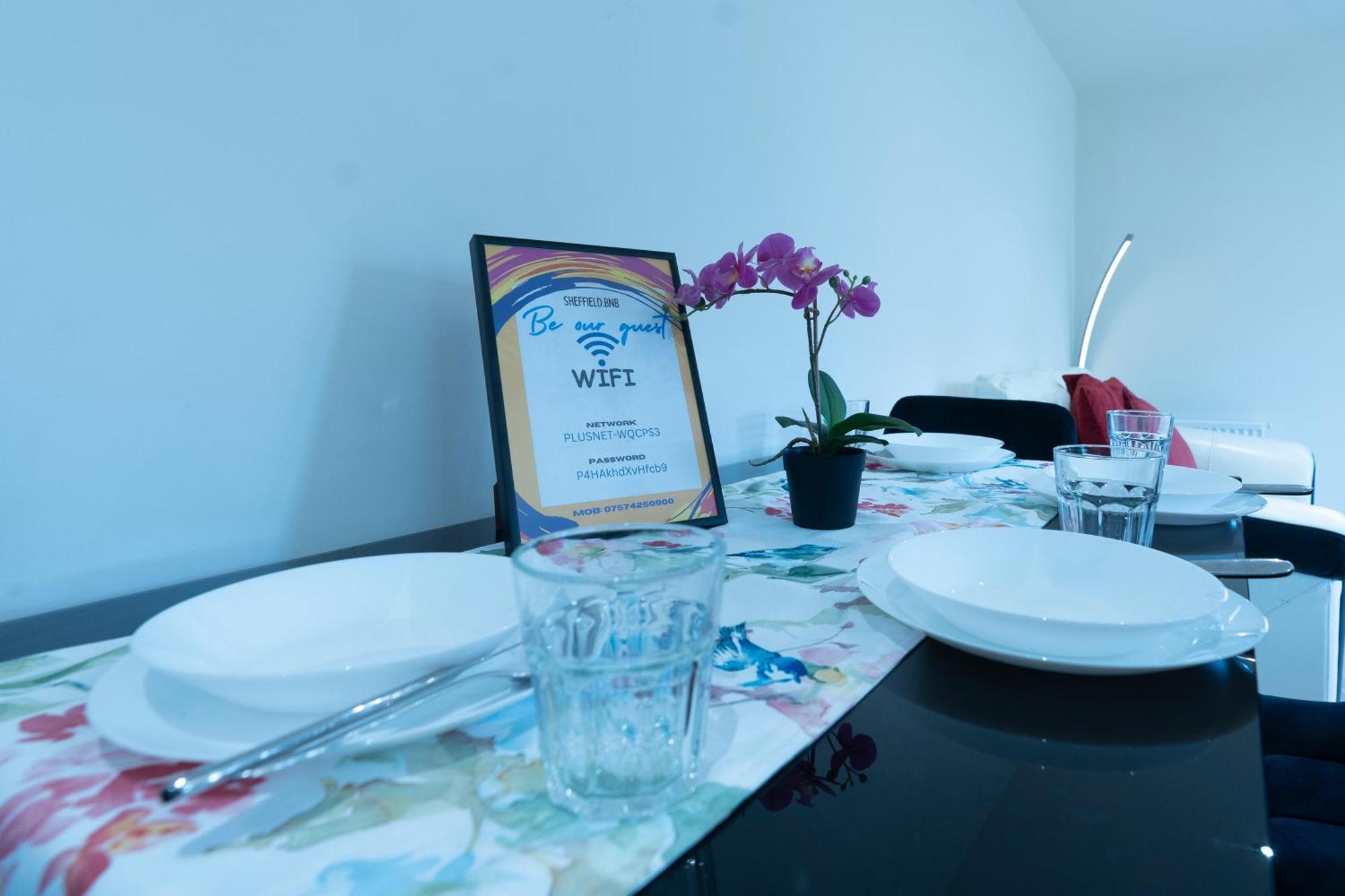 Luxury Ground Floor 2 Bedroom Apartment Free Wifi & Parking Sheffield Exterior photo
